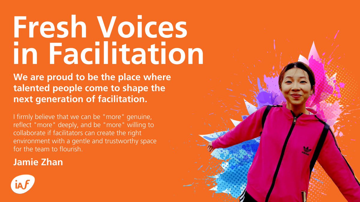 IAFacilitators's tweet photo. We are so grateful to have many Fresh Voices in our community. Let’s see what Jamie Zhan from Hong Kong has to tell us about his experiences as a facilitator. #IAFfreshvoices https://t.co/U2y61rdSm8
