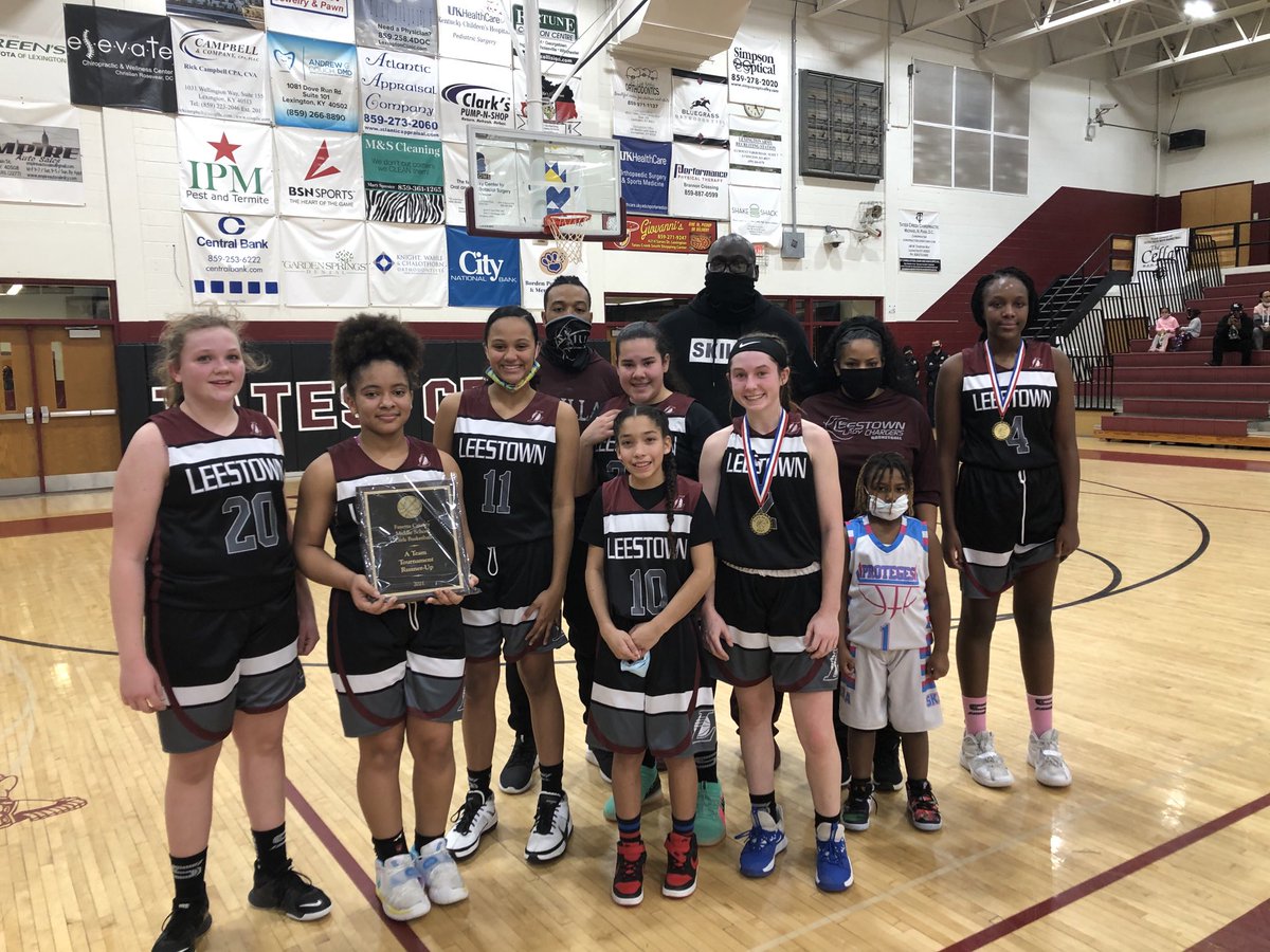 Congratulations to the Leestown MS girl’s basketball team for being the 2021 “A” team tournament runner up. Great season ladies.