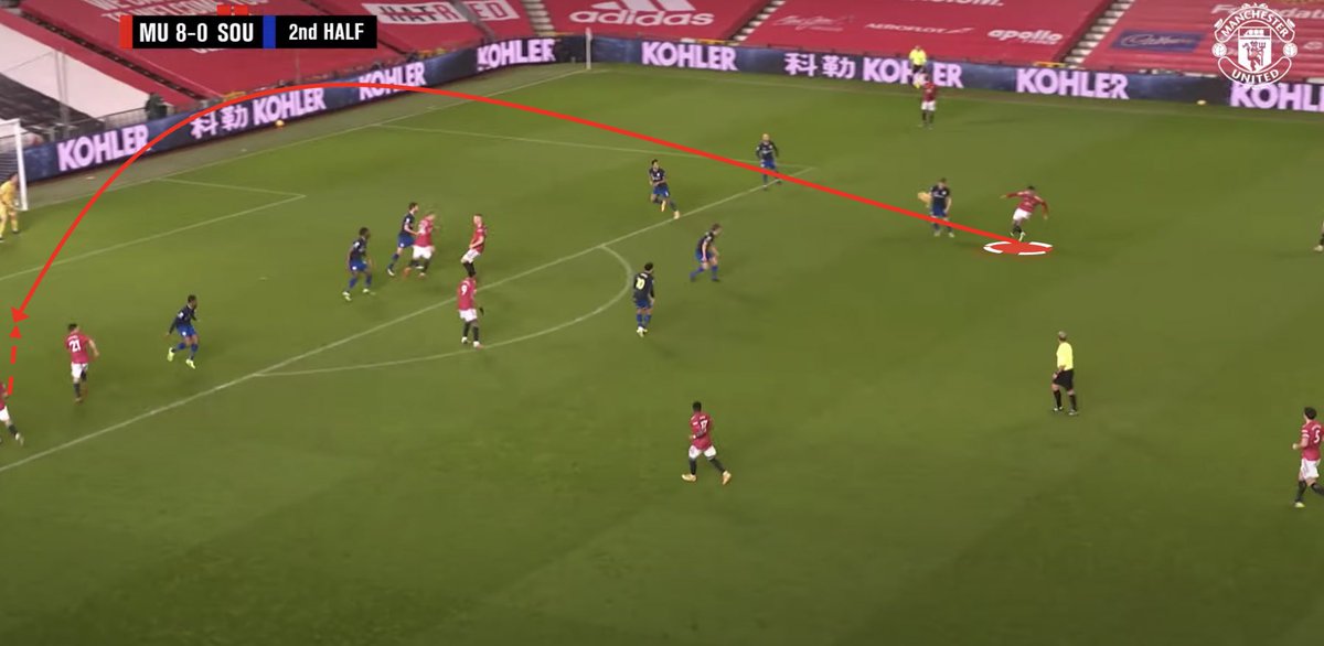 EXAMPLE:Mason didn’t rush with the ball — bur was rather mature in terms of finding his teammates in space, retaining AND recovering possession well. He was able to find our runners in the penalty box twice into dangerous areas. Improving his creative output.