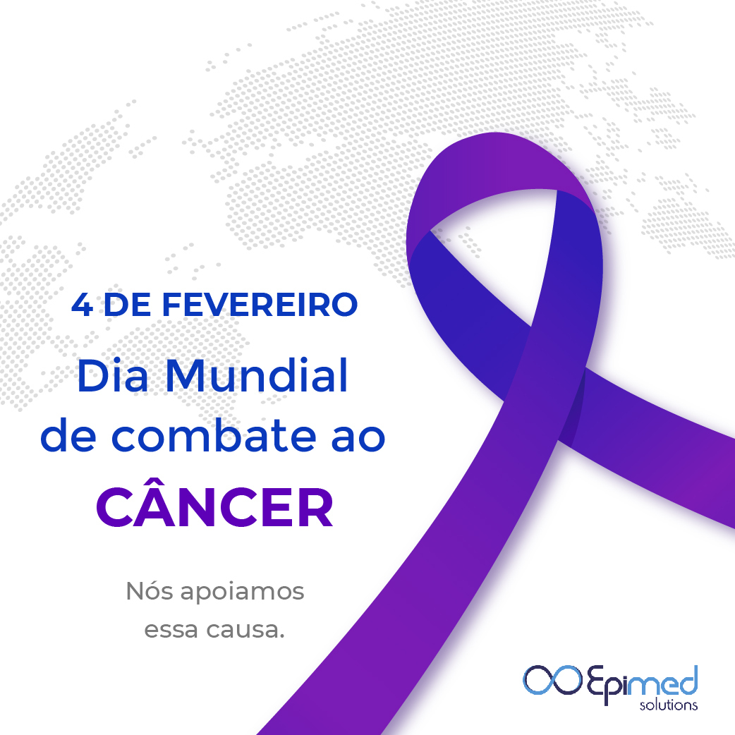 Dia de conscientização e prevenção ao Câncer. 
Todos juntos nessa luta!

#DiaMundialemCombateAoCancer #cancer #EpimedSolutions