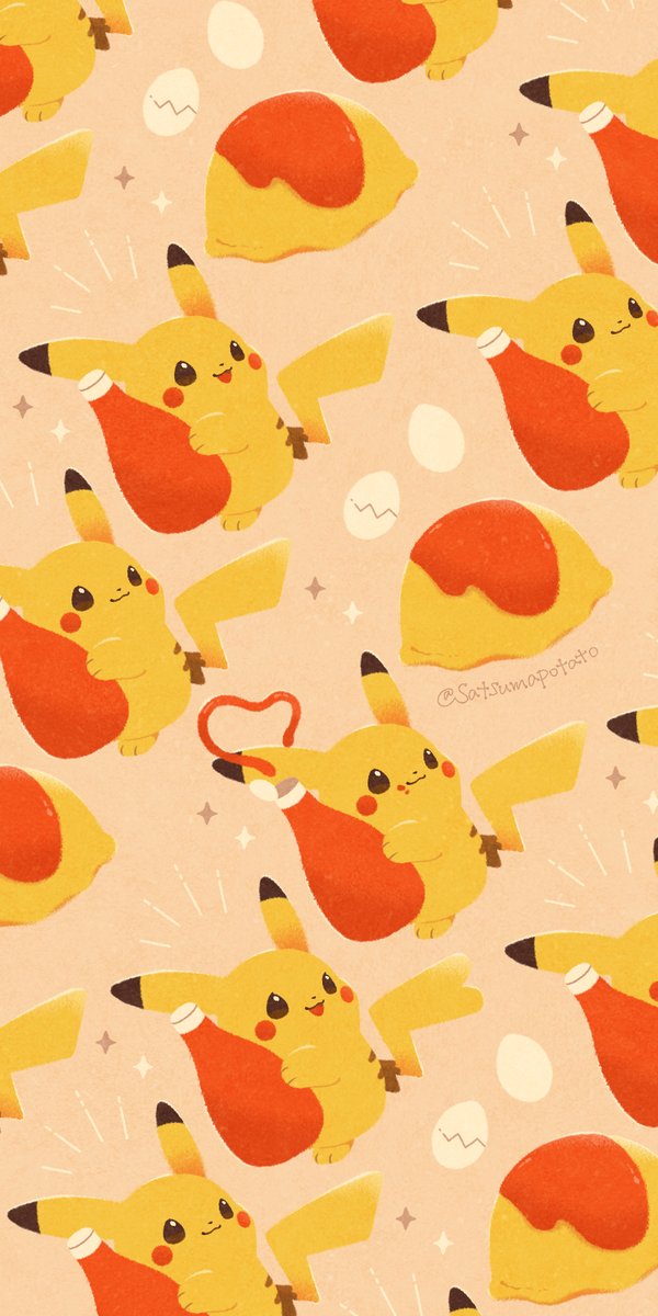 ピカチュウ「#ピカチュウの日
今年もおめでとうピカチュウ⚡️⚡️ 」|芋子のイラスト