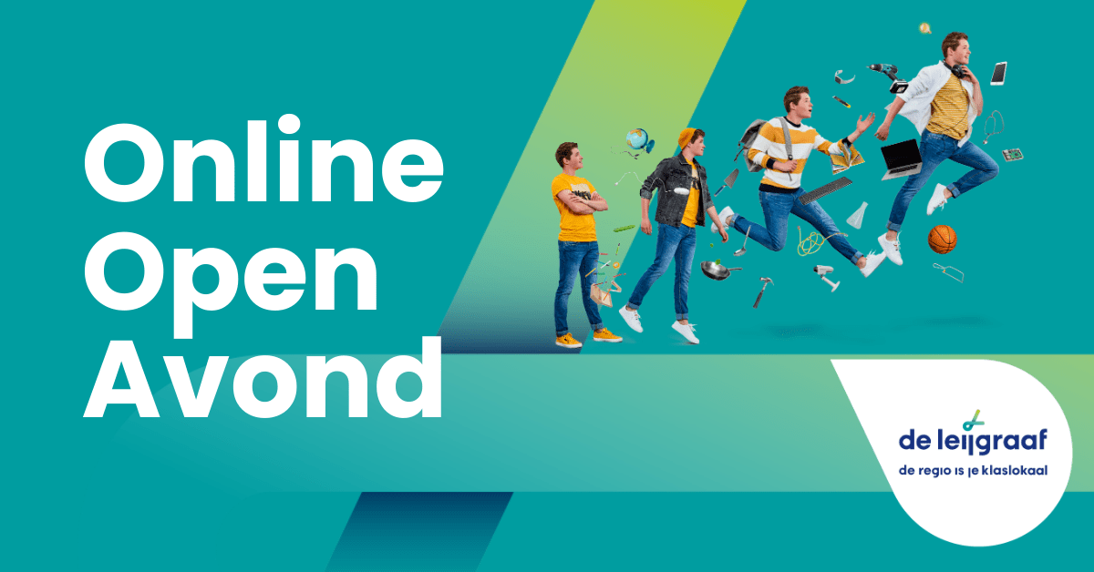 Straks is het zover! 🤩 Dan gaat de Online Open Avond van start. Tussen 17.00 uur en 20.00 uur is er van alles te zien! 👀 Bekijk onze videopresentaties, ga via WhatsApp in gesprek of neem virtueel een kijkje in onze schoolgebouwen. Check 👉 leijgraaf.nl/hiergajijhetma…