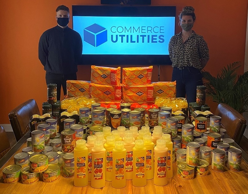 Market Harborough’s Jubilee Foodbank given big boost thanks to town-based firm Commerce Utilities - more on Hfm News &amp; here: harboroughfm.co.uk/25000-2/