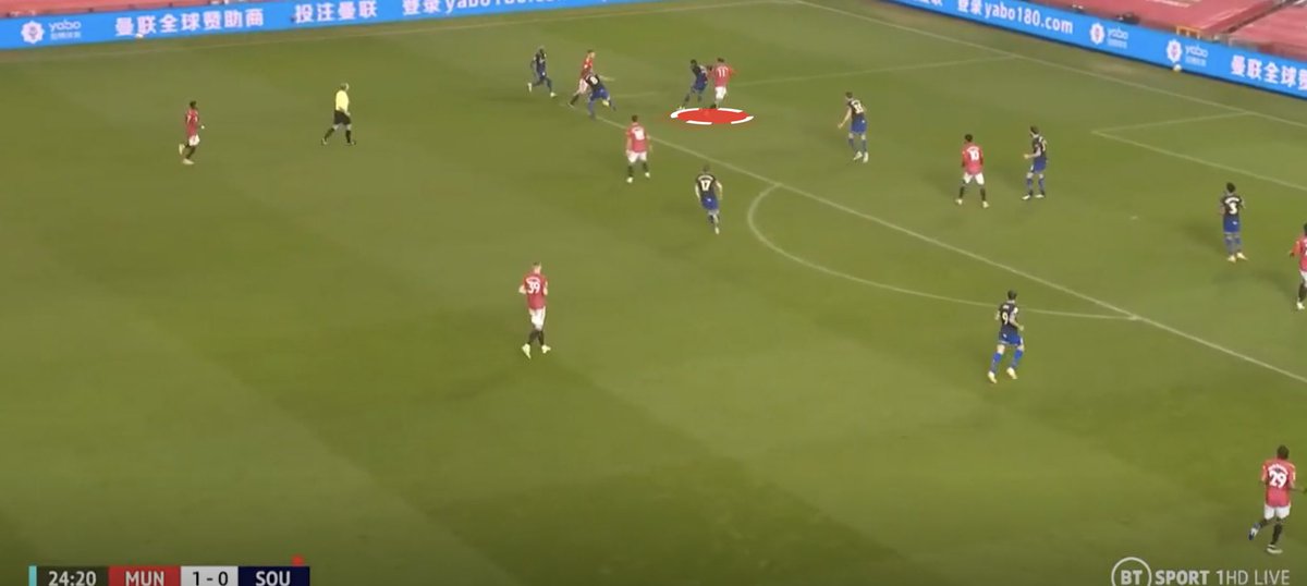 EXAMPLE: He was productive in movement *but* chose the right time to make a run or cover for AWB.When he did, he ran into space, creating opportunities for himself/others & retained the ball well.His assist began with making a short run blindside to the defender.