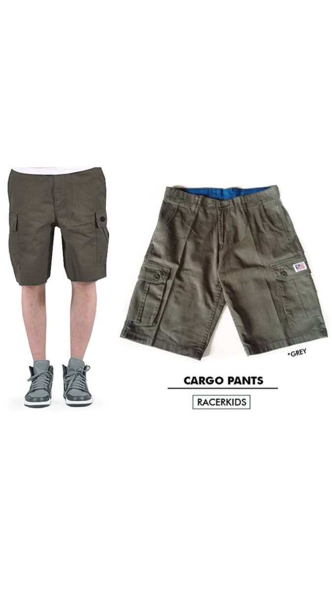 Special price ‼️
---------------------------
Cargo shortpants collections
Size : 30 32 34 36
--------------------------
Order only via wa 
085351155151 .