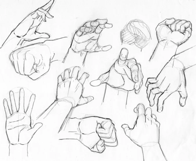 あのアニメーター!加々美高浩さんの!
『加々美高浩が全力で教える「手」の描き方』
を見ながら「手」の練習をしたっす!模写っす!
もっとカッコイイ「手」を上手く描きた～い! 