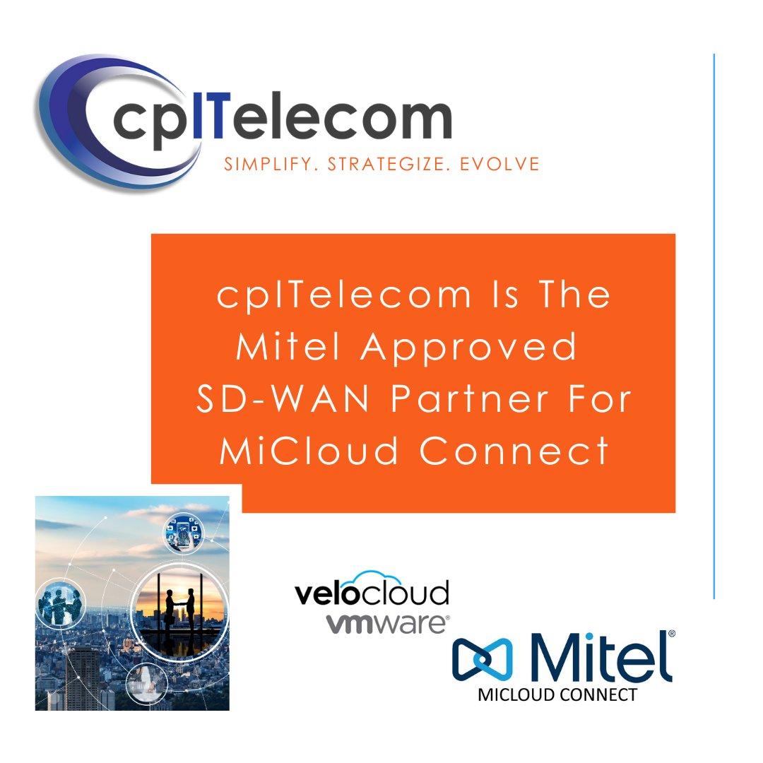 CPITELECOM's tweet image. Did you know cpITelecom was selected as the first @Mitel partner to provide #SDWAN solutions to their MiCloud Connect resellers and customers? 

Read the official press release here: lnkd.in/dWCKp3z 

#mitel #cloud