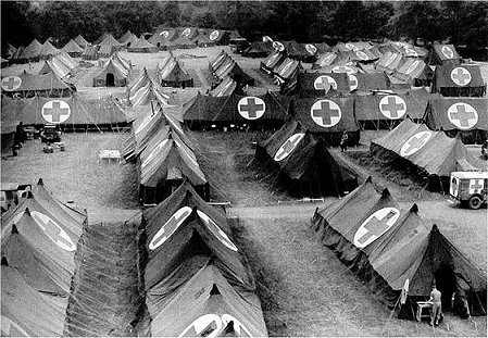 This was generally felt preferable to in-field treatment by medics not least as 21st Army Group boasted arguably the most advanced medical infrastructure in the world, staffed by exceptionally talented and creative surgical and nursing staff. /3