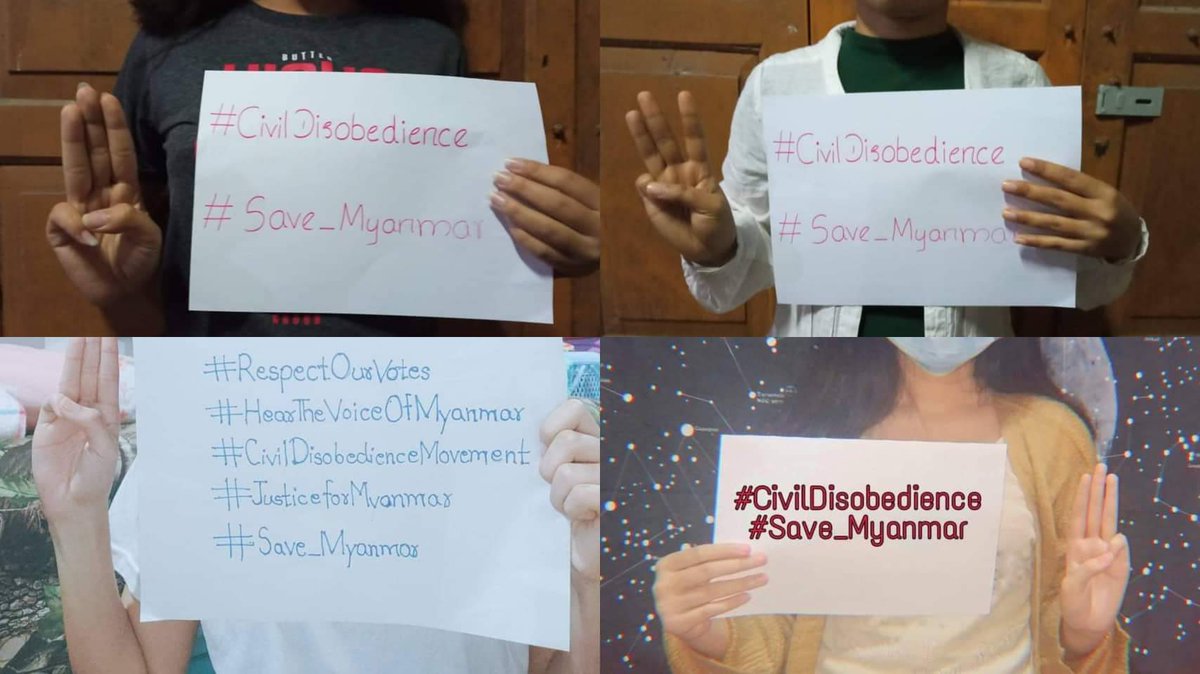 MyanmarBorahae's tweet photo. Justice for Myanmar
#HearTheVoiceOfMyanmar 
#RespectOurVotes https://t.co/wLEAE9PRAZ