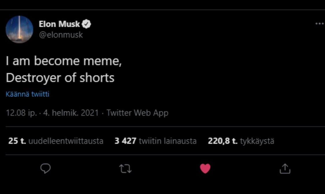 Step 1: Elon buys GME. Step 2: add Tesla charging stations at every location. Step 3: Free gaming inside while you charge. Game STOP, get it? I’ll take 2% or a new Roadster. <a href="/elonmusk/">Elon Musk</a> 🤙🍻