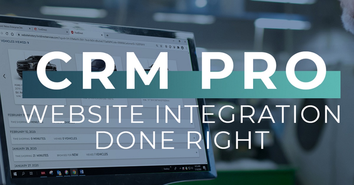 Exclusive to Ford and Lincoln Dealers, CRM Pro is your single source for lead management, turnkey desking, customer data mining and more. Learn more at our virtual booth at #NADAShow, or contact us any day before or after the show. We're here to help! 

forddirect.com/dealercenter/c…