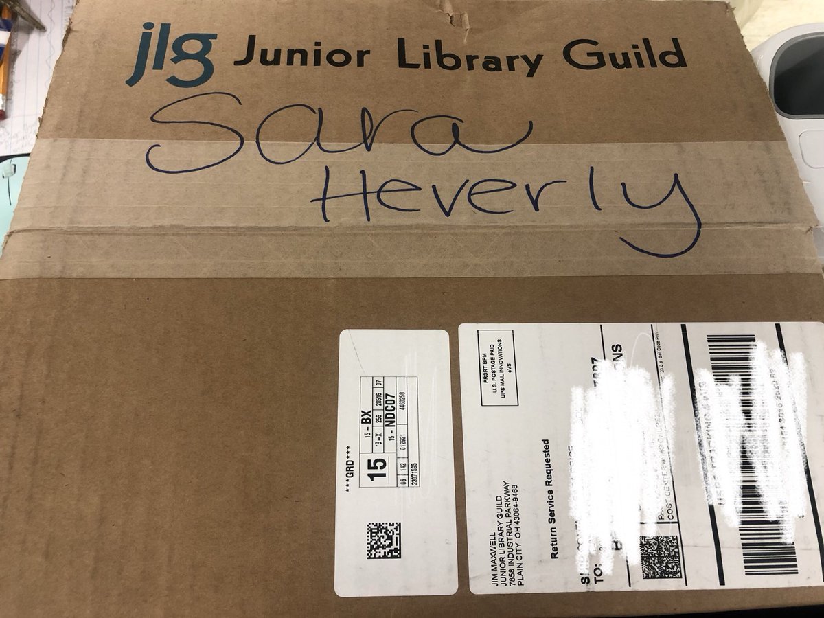 It’s #bookday! Favorite day of the month 🥳 @JrLibraryGuild #librarytwitter #mediacoordinator