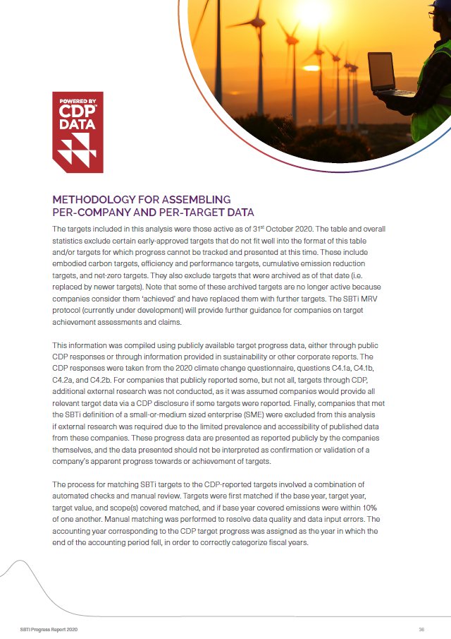 Whilst SBTi excluded a number of targets (below) such as SMEs, companies not reporting through CDP, targets that didn't fit their table format etc - we didn't. We tried to gather data on every element of every target including the more esoteric supply chain focused ones.
