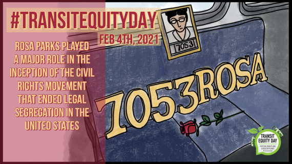 Norah_Dooley's tweet image. @tuftslabor @TuftsAlumni Livestream 10:30am today #TransitEquityDay began in 2018 by #AmalgamatedTransitUnion, grassroots orgs,climate activists &amp;amp; civil rights groups. Honoring #RosaParksDay #TransitEquity is needed everyday =a civil right 
labor4sustainability.org/transit-equity…