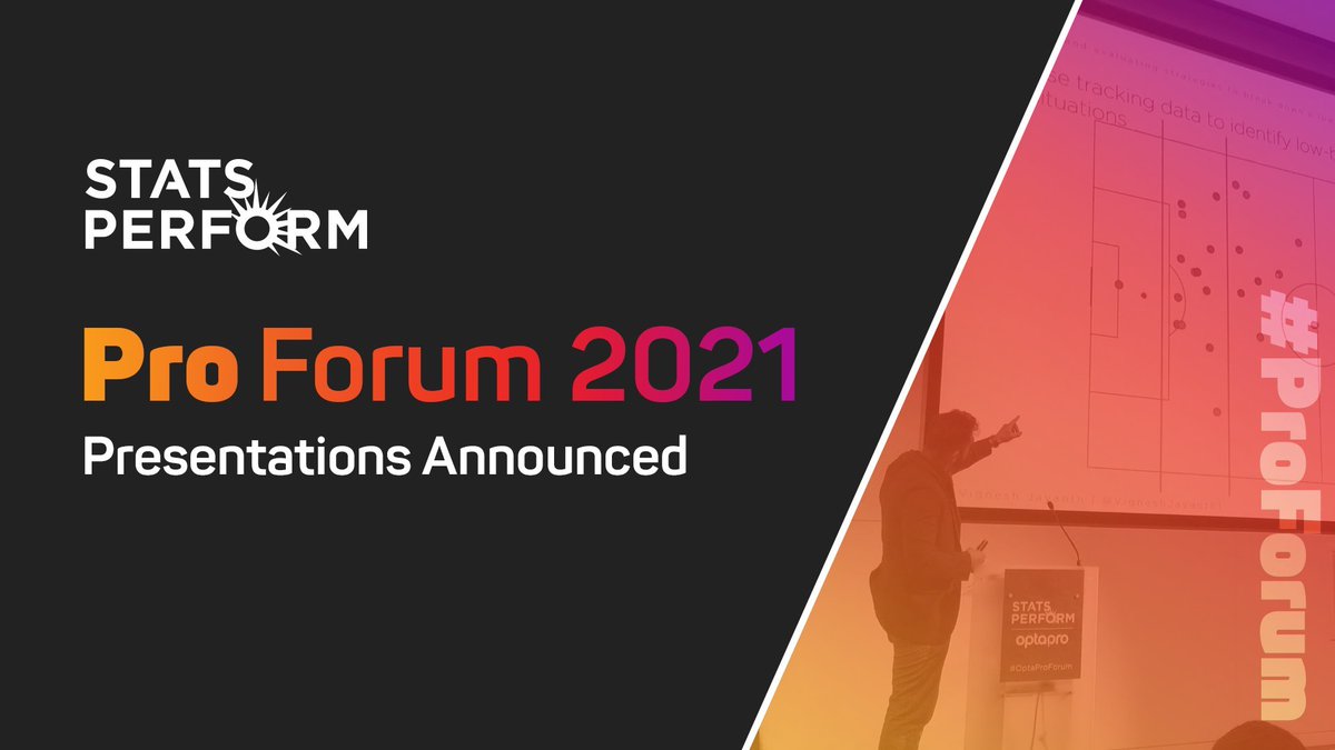 OptaPro's tweet photo. NEWS: Data practitioners based in North America, India and Europe have been selected to present at next month’s #ProForum, taking place on 24th March. Full details 👇.

https://t.co/jc54QSX1PX https://t.co/MPqCpjgA6y