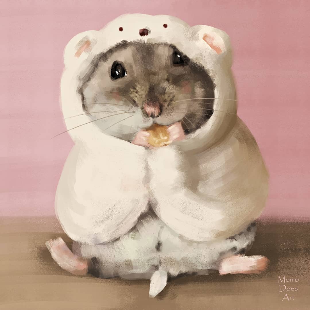 @FoolBrew Congrats on that milestone! 🎉 Also thank you for hosting! I'm Momo and I love to paint animal portraits 💖
I'm open for pet portraits in exchange of some cups of tea 🍵  ko-fi.com/momodoesart