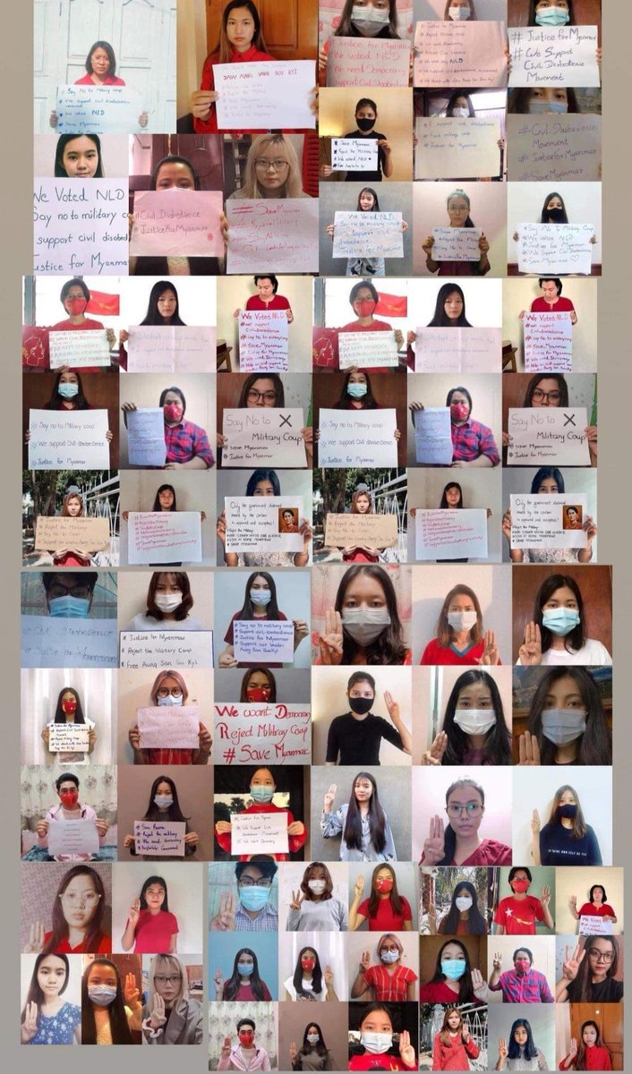 Military is to protect country. Not to destroy the country. Myanmar people oppose the act of Military. We want our Freedom back.
#HearTheVoiceOfMyanmar
#RespectOurVotes