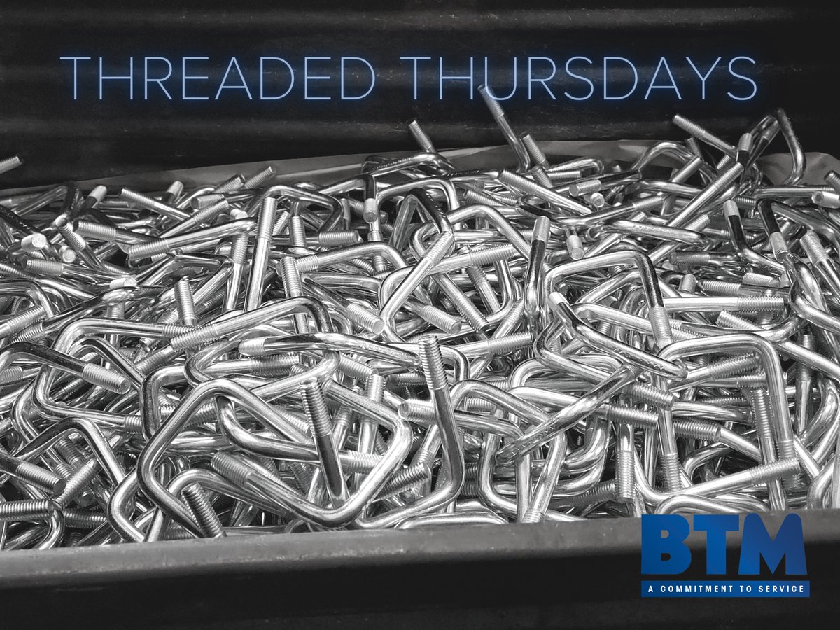 BTMMfg's tweet photo. #ThreadedThursdays #CustomManufacturing #BTMManufacturing #CustomMFG #UBolts #JBolts #Rods #Studs #EyeBolts #AnchorBolts #SpadeBolts #PerPrintSpecials #CustomManufacturer https://t.co/yuEeAEYmbJ