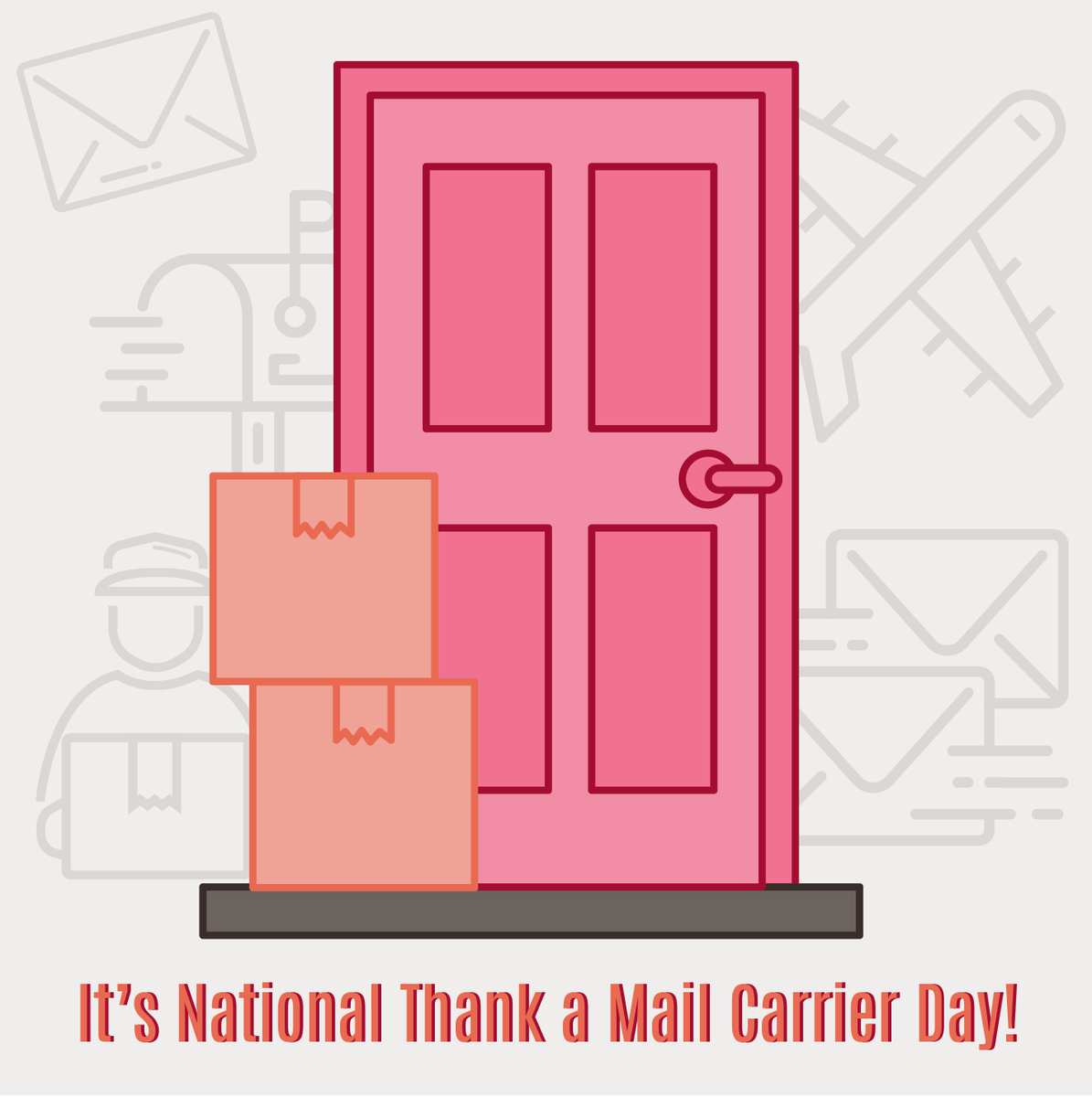 Today is National Thank A Mail Carrier Day! Tag a sister below you'd like to thank. ❤️