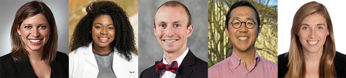 Congratulations to Drs. Jill Berkman, Earl Brooks, Dan Harrison, John Rhee, and Becky Williamson, who have been selected by their peers, faculty, and departmental leaders to be the Mass General Brigham Neurology Chief Residents for the 2021-2022 academic year! @harvardneuromds