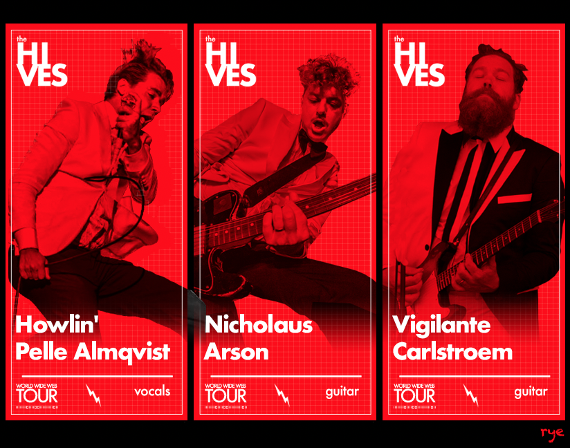 TheHives's tweet photo. The World’s First World Wide Web World Tour inspired some amazing art! Thank you to the fans! #HivesFansRule

Art by Ryan Hungerford @gnarfdeath https://t.co/NaDzOWQRlp