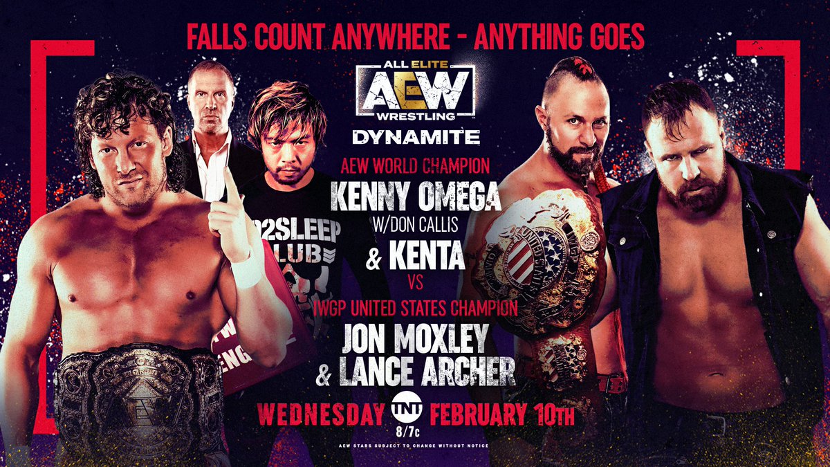 Updated Line-Up For Wednesday AEW Dynamite