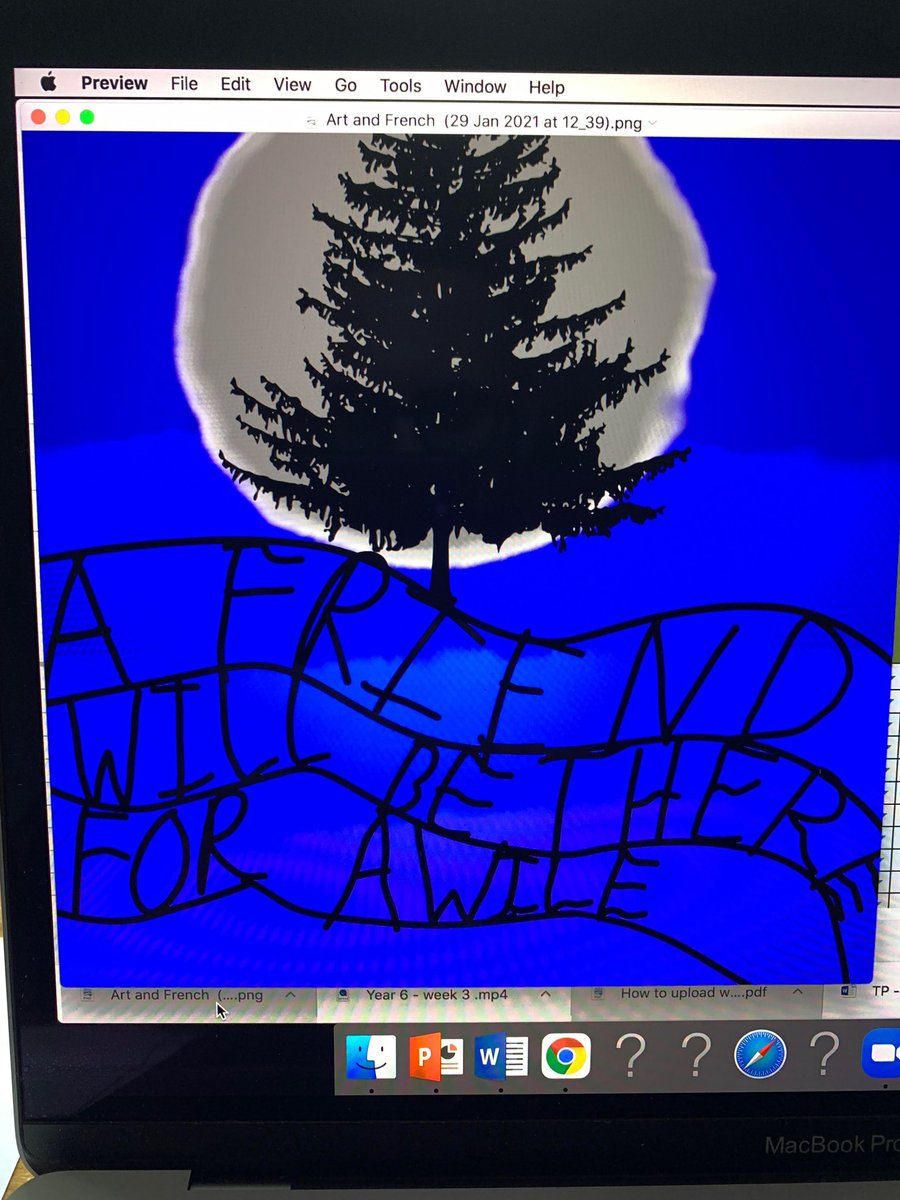 Some fantastic art created by Melisa last week - instead of using paint and pastels, she managed to download an app to achieve this amazing effect based on Sam Cannon’s work. <a href="/WoodhillSch/">Woodhill Primary School</a>