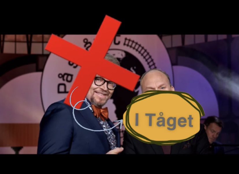 BREAKING NEWS: SVT-programmet ”På Spåret” byter namn till det mer verklighetsförankrade ”I Tåget”.