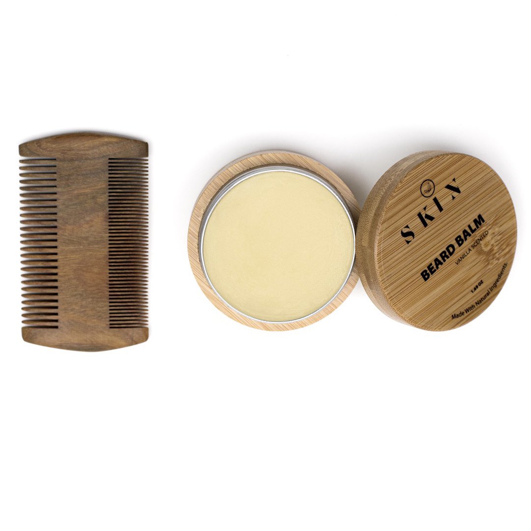 Alisesierra's tweet image. This #beardbalm works as a leave-in conditioner which will moisturize, condition, style and soften your beard. Made with organic ingredients! Order your #beardkit today! theskinrecipe.online