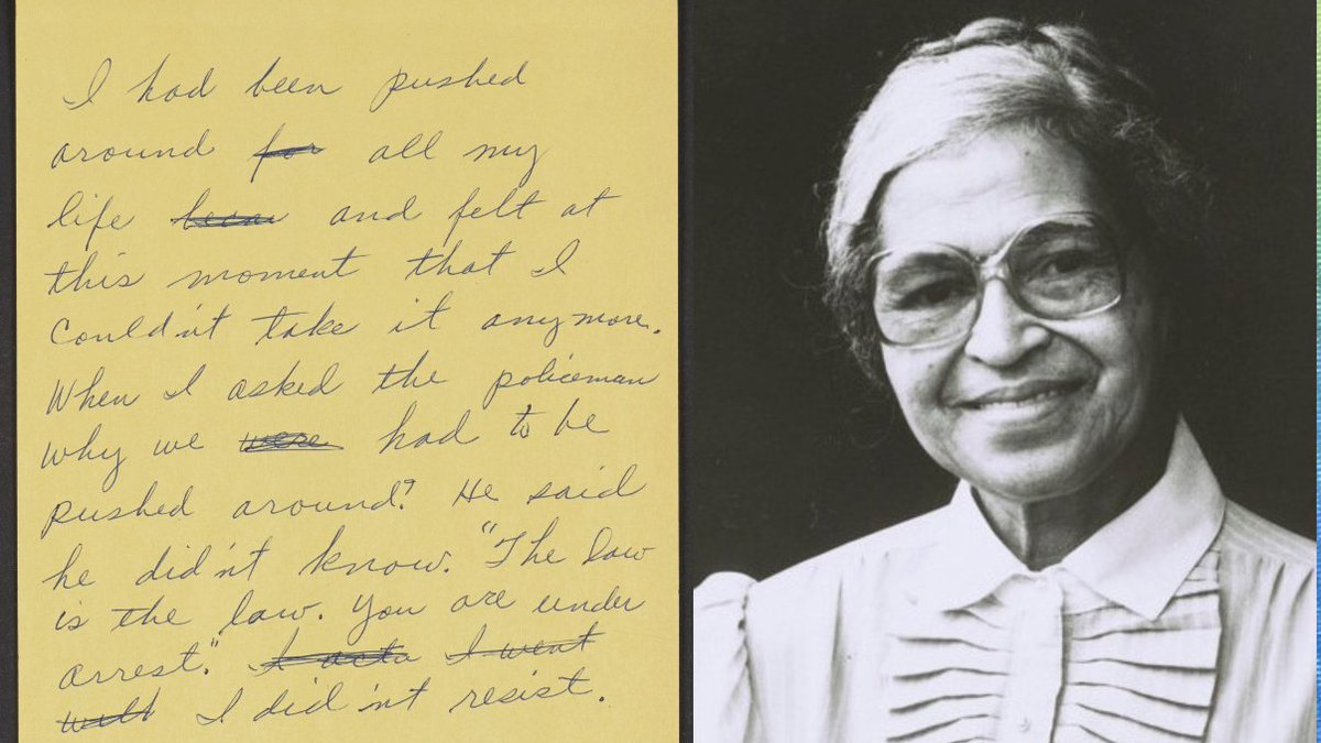 HAPPY BIRTHDAY, ROSA PARKS! Thank you for your audaciousness and your spirit to fight oppression. Picture courtesy of the Library of Congress