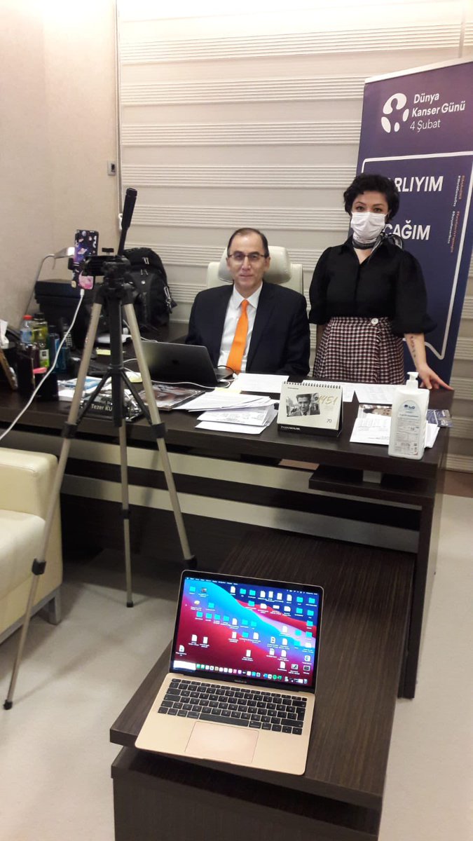We are on Sunay Akın’s Instagram live broadcast for World Cancer Day! #WorldCancerDay #UICC #IAmAndIWill
