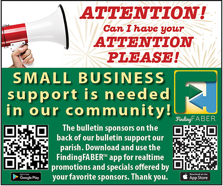 Weekly_Bulletin's tweet photo. Use the QR codes or go to the App Store or Google Play to get Finding Faber. It is the new virtual downtown! https://t.co/yKNnlYWzXq