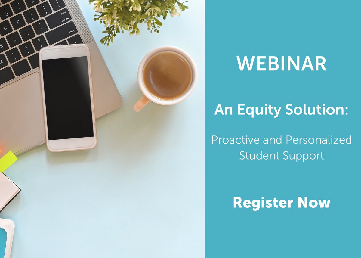 AvisoRetention's tweet photo. Register now! https://t.co/oegWlD2p6d for our webinar "An Equity Solution" with host @MelindaKarp. Learn how technology mediated success coaching can improve #studentsuccess and help close the equity gap from @dvppraxis and @Phase2Advisory #HigherEd #EdTech #EquitySolution https://t.co/nN0mVstAKv
