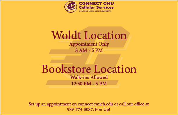 ConnectCMU's tweet photo. We are still open today! Our hours are listed below. Have a great Wellness Day and Fire Up! https://t.co/CuT161etqA