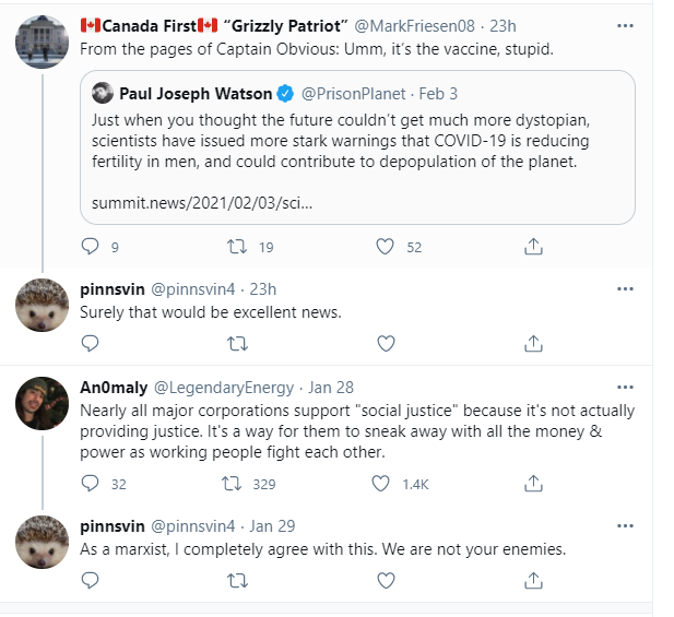 TransSplendor's tweet photo. @pinnsvin4 Couple of computer science degrees and serving me vaccinated Java?  

You need to up your ambition, you could be spitting in Bill Gates' coffee one day, when he gets too corporate'y for ya. 

#Kinsellabots
#DaisyGroup
#OrJustMarxistTroll https://t.co/Dronh45eiZ
