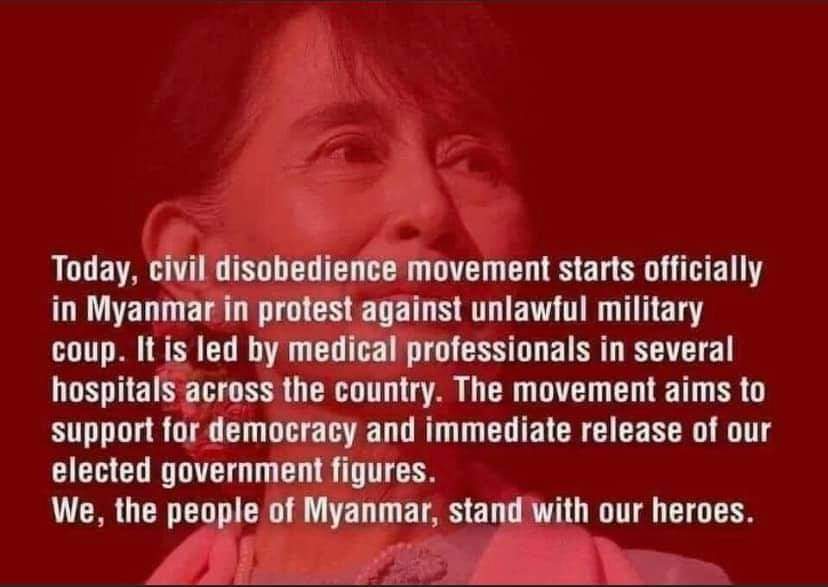 #save myanmar
#Hearthe voice of Myanmar 
#help#us #and #support #our leader
#AungSanSuuKyi