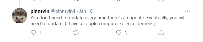 TransSplendor's tweet photo. @pinnsvin4 Couple of computer science degrees and serving me vaccinated Java?  

You need to up your ambition, you could be spitting in Bill Gates' coffee one day, when he gets too corporate'y for ya. 

#Kinsellabots
#DaisyGroup
#OrJustMarxistTroll https://t.co/Dronh45eiZ