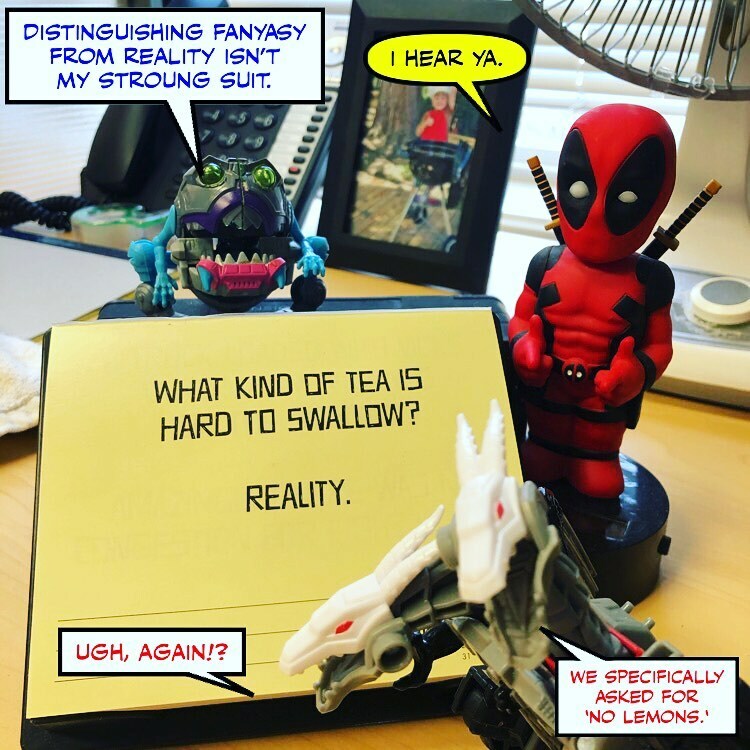 MyAHoleOM's tweet photo. For once I agree with My Asshole Office Mate’s opinion. #transformers #autobots #decepticons #twinferno #gnaw #toylife #officelife #robotswithcoffee #pageadaycalendar #dadjokes #badjokes https://t.co/AfhWbZ0He8 https://t.co/HzmnTWUDkj