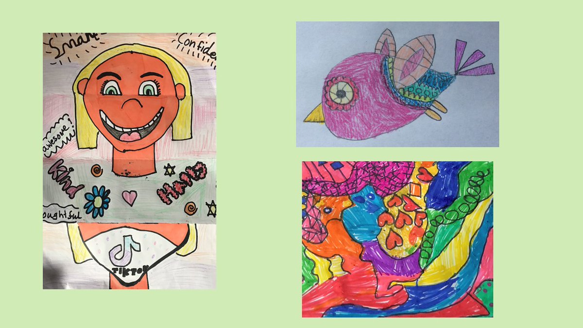 Time for another Art Gallery! Well done everyone. #EncouragingPraisingAchieving #creativity #AberdeenLearns