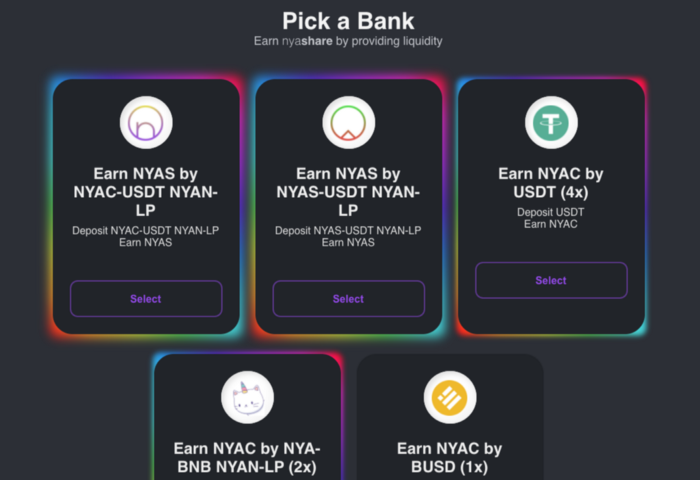 Bitcoininfinity's tweet image. $NYA Introducing Nya Cash.
Token Distribution (starts on Feb 07 UTC+0)

#BSC #Binance  #BNB #DeFi $CAKE #binancesmartchain

$NYAC  $NYAS