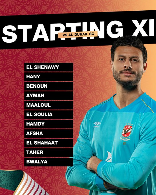 التشكيلة الأساسية للقمة العربية في مونديال قطر للأندية