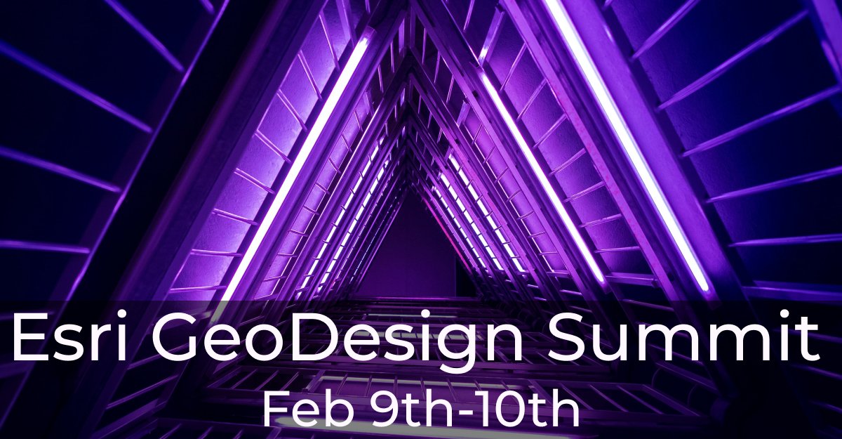 geomarvel's tweet photo. [SAVE THE DATE] For @Esri's #GeoDesignSummit on Feb 9th-10th. Meet with &amp; explore how designers and other industry thought leaders are using #GeoDesign to overcome challenges with creative #solutions.

Register here: https://t.co/VXQ29uRK1o

#AEC #GIS #SmartPlanning #UrbanDesign https://t.co/3GxyV9sktk