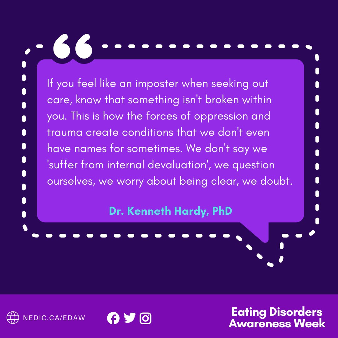 National Eating Disorder Information Centre tweet media