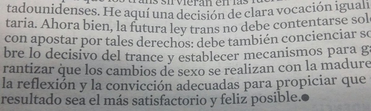 eugenirodriguez's tweet photo. La dignidad y libre autodeterminación de las personas Trans es un derecho que les pertenece. Es inadmisible pretender cuestionar y tutelar su fundamento. La editorial @lvsdigital  " convicción adecuada" es inadmisible.
@CambrolleMar https://t.co/hxXbKJVmwD