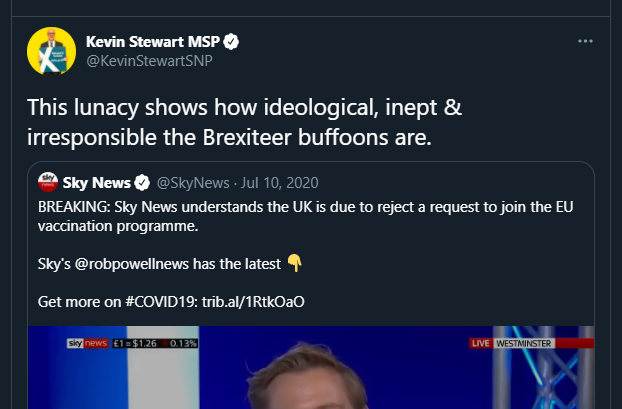 SNP Housing Minister Kevin Stewart: 'lunacy'