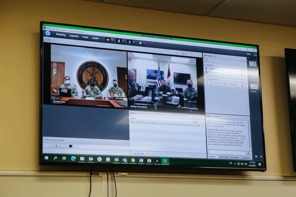 MARFORSOUTH's tweet image. #MARFORSOUTH #Marines culminaron un grupo de trabajo de planificadores con @naval_peru solidificando un plan de 5 años sobre operaciones y actividades futuras para fortalecer la relación y mejorar la interoperabilidad entre los Estados Unidos Y Perú. @SOUTHCOM #PromesaDuradera