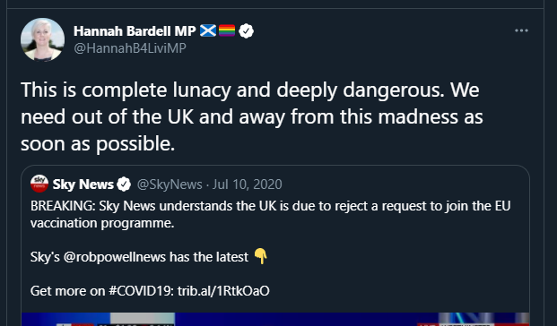 SNP MP Hannah Bardell: 'lunacy' and 'deeply dangerous'