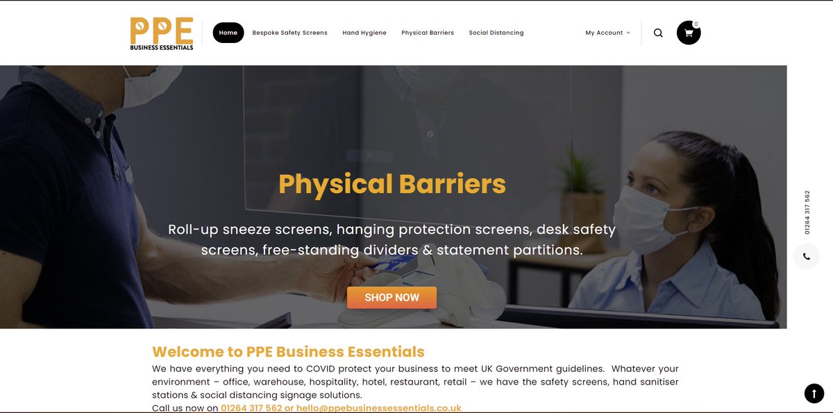 With #UKGovernment aiming to begin unlocking the economy in March, there couldn’t be a better time to launch ppebusinessessential.co.uk - we have everything you need to COVID protect your business.
#StaySafe