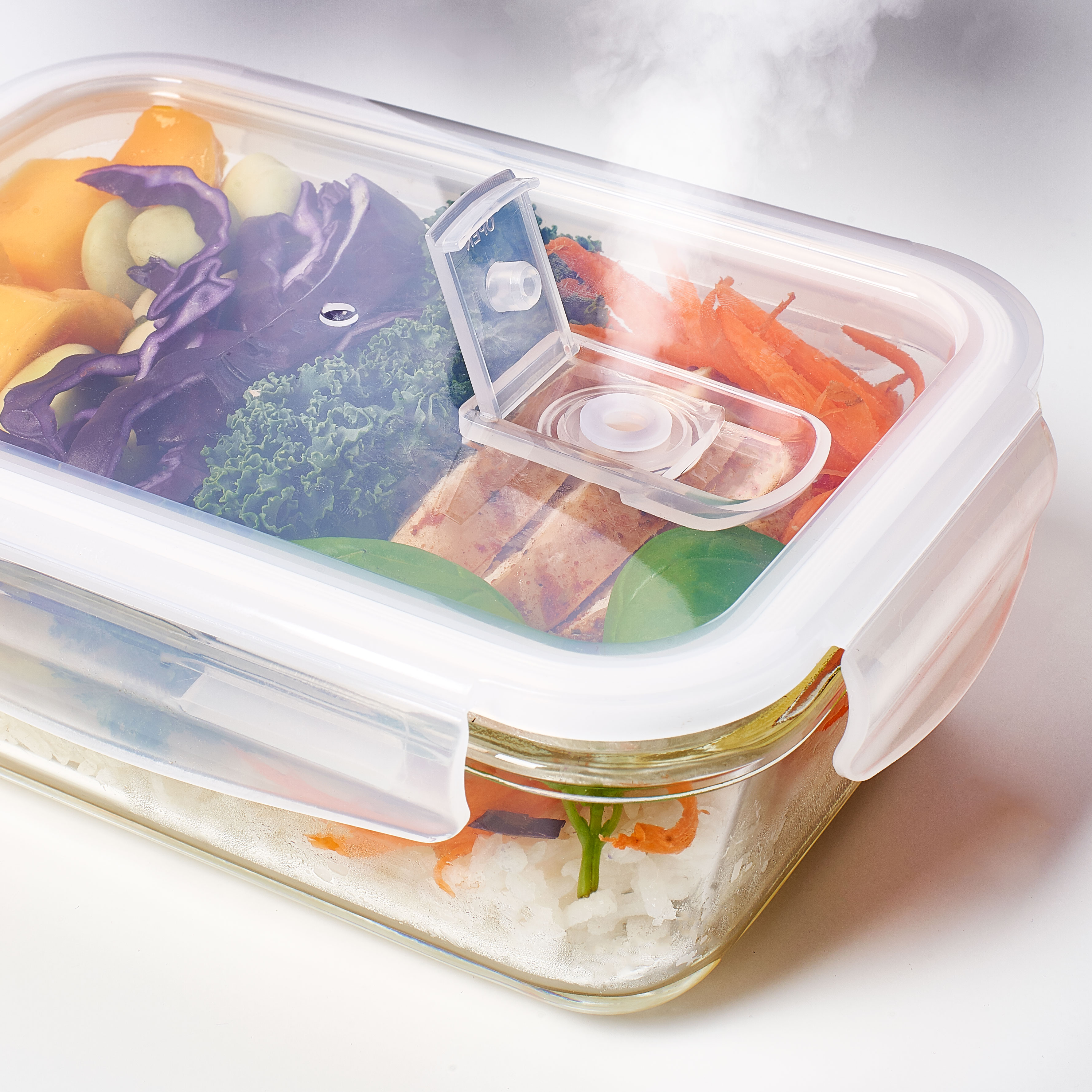 Igluu Meal Prep Round Plastic Containers - New Improved Lid - Reusable BPA  Free Food Containers with Airtight Lids - Microwavable, Freezer and