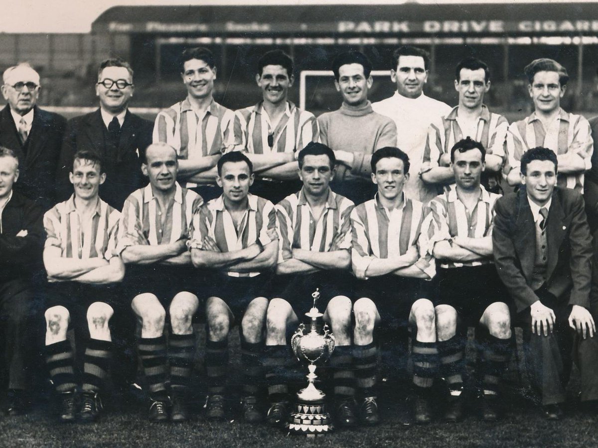 They won the Irish Cup again in 1949 and 1954 beating  @Glentoran both times #JanuDerry